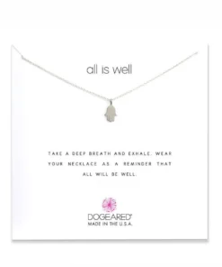 DOGEARED All Is Well Hamsa Necklace Accessories