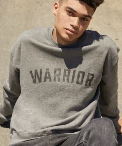 SPIRITUAL GANGSTER Men Warrior Nova Oversized Sweatshirt