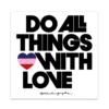 SPIRITUAL GANGSTER Accessories All Things With Love Vinyl Sticker